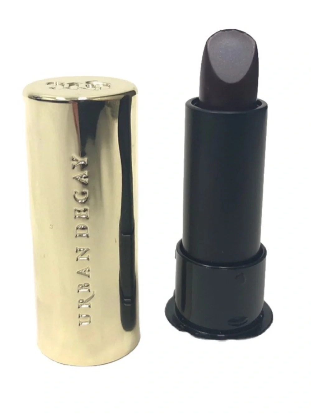5 for 25⚡️Urban Decay Double Crossed Metallized Lipstick — Deep Plum travel size